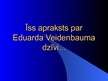 Prezentācija 'Eduards Veidenbaums', 3.