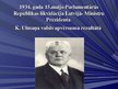Prezentācija '1934.gada 15.maijs. Parlamentārās Republikas likvidācija Latvijā Ministru prezid', 1.