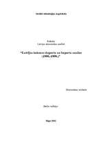 Referāts 'Latvijas koksnes eksporta un importa analīze', 1.