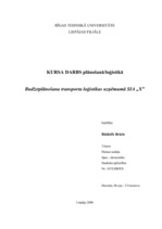 Referāts 'Budžeta plānošana transporta loģistikas uzņēmumā', 1.