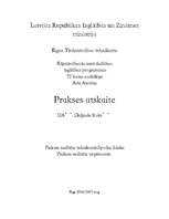 Prakses atskaite 'Prakses atskaite SIA "Daiļrade koks"', 1.