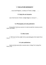 Referāts 'Task at English. "Alice’s Adventures in Wonderland"', 16.