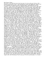 Eseja 'The Second Ammendment', 1.