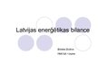 Referāts 'Latvijas enerģētikas bilance', 16.