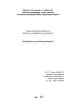 Referāts 'Pakalpojumu organizēšana uzņēmumā', 1.