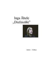 Referāts 'Inga Ābele. "Dzelzszāle"', 1.
