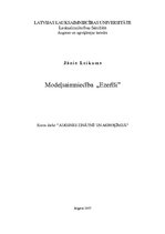 Referāts 'Modeļsaimniecība "Ezerīši"', 1.