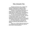 Eseja 'Mans Aleksandrs Čaks', 1.