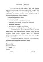 Paraugs 'Atsauksme par praksi', 1.