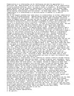 Eseja 'Communicating in relationships according to linguists, psychologists, and writer', 1.