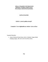 Konspekts 'Varas leģitimitāte un robežas: Loks un Ruso', 1.