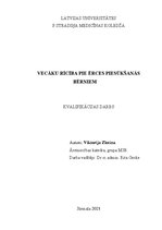 Referāts 'Vecāku rīcība pie ērces piesūkšanās bērniem', 1.