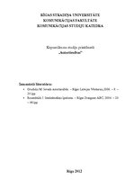 Konspekts 'Autortiesību vispārīgs raksturojums', 1.