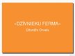 Prezentācija 'Džordžs Orvels "Dzīvnieku ferma"', 1.