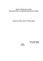 Biznesa plāns 'Uzņēmuma SIA "Ariana” biznesa plāns', 1.