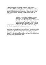 Konspekts 'Healthy and Unhealthy Food', 3.