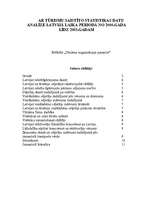 Referāts 'Ar tūrismu saistīto statistikas datu analīze Latvijā laika periodā no 2000.gada ', 1.