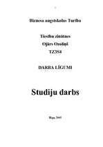 Referāts 'Darba līgumi', 1.