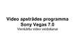 Prezentācija 'Video apstrādes programma "Sony Vegas"', 1.