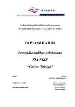 Diplomdarbs 'Personāla vadības uzlabošana SIA "Niks" "Casino Tobago"', 1.