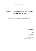 Referāts 'Fobijas, to ietekme uz cilvēka fizisko un garīgo veselību un prezentācija', 1.