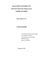 Konspekts 'Civilā aizsardzība', 1.