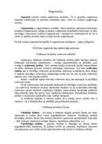 Konspekts 'Organizācija', 1.