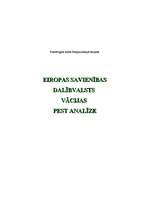 Referāts 'ES dalībvalsts Vācijas PEST analīze', 1.