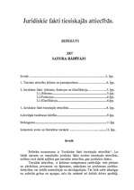 Konspekts 'Juridiskie fakti tiesiskajās attiecībās', 1.