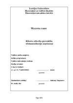 Diplomdarbs 'Klientu attiecību pārvaldība telekomunikāciju uzņēmumā', 1.