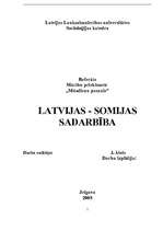 Referāts 'Latvijas - Somijas attiecības', 1.