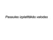 Prezentācija 'Pasaules izplatītākās valodas', 1.