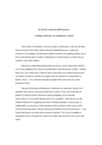 Eseja 'Mārtiņa Zīverta veidotais Minhauzens - mūžīgais fantasts vai nelabojams melis?', 1.