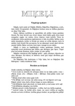 Referāts 'Miķeļi', 1.