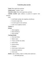 Konspekts 'Roku sagatavošana operācijai', 1.