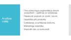 Prezentācija 'Tirgus segmentēšanas analīze', 2.