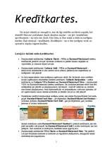 Konspekts 'Kredītkartes', 1.