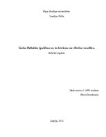 Eseja 'Gaisa fizikālās īpašības un to ietekme uz cilvēka veselību', 1.