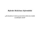Konspekts 'Kā telemedicīna divpadsmit mēnešu garumā ietekmē cilvēku dzīves kvalitāti un psi', 1.