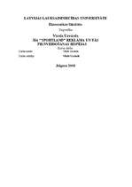 Referāts 'Reklāma un tās pilnveidošanas iespējas SIA "Sportland"', 1.