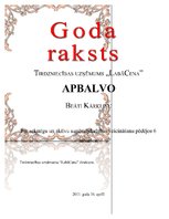 Paraugs 'Goda raksta paraugs', 1.