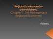 Prezentācija 'Reģionālo ekonomiku pārveidošana', 1.