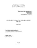 Referāts 'Baltijas asamblejas loma Baltijas valstu integrācijā Eiropas Savienībā (1989-200', 1.