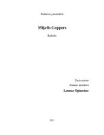 Referāts 'Miķelis Goppers', 1.