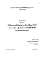 Referāts 'Reklāmas radošais darba plāns', 22.