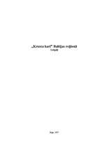 Referāts 'Krusta kari Baltijas reģionā - latgaļi', 1.