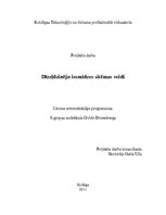 Prakses atskaite 'Dīzeļdzinēju iesmidzes sistēmas veidi', 1.