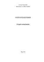 Referāts 'Nelegālā nodarbinātība', 1.