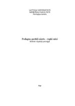 Konspekts 'Podagras perēkļi nierēs', 1.