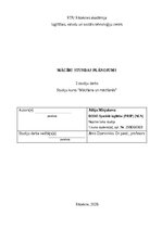 Konspekts 'Mācību stundas plānojums', 1.